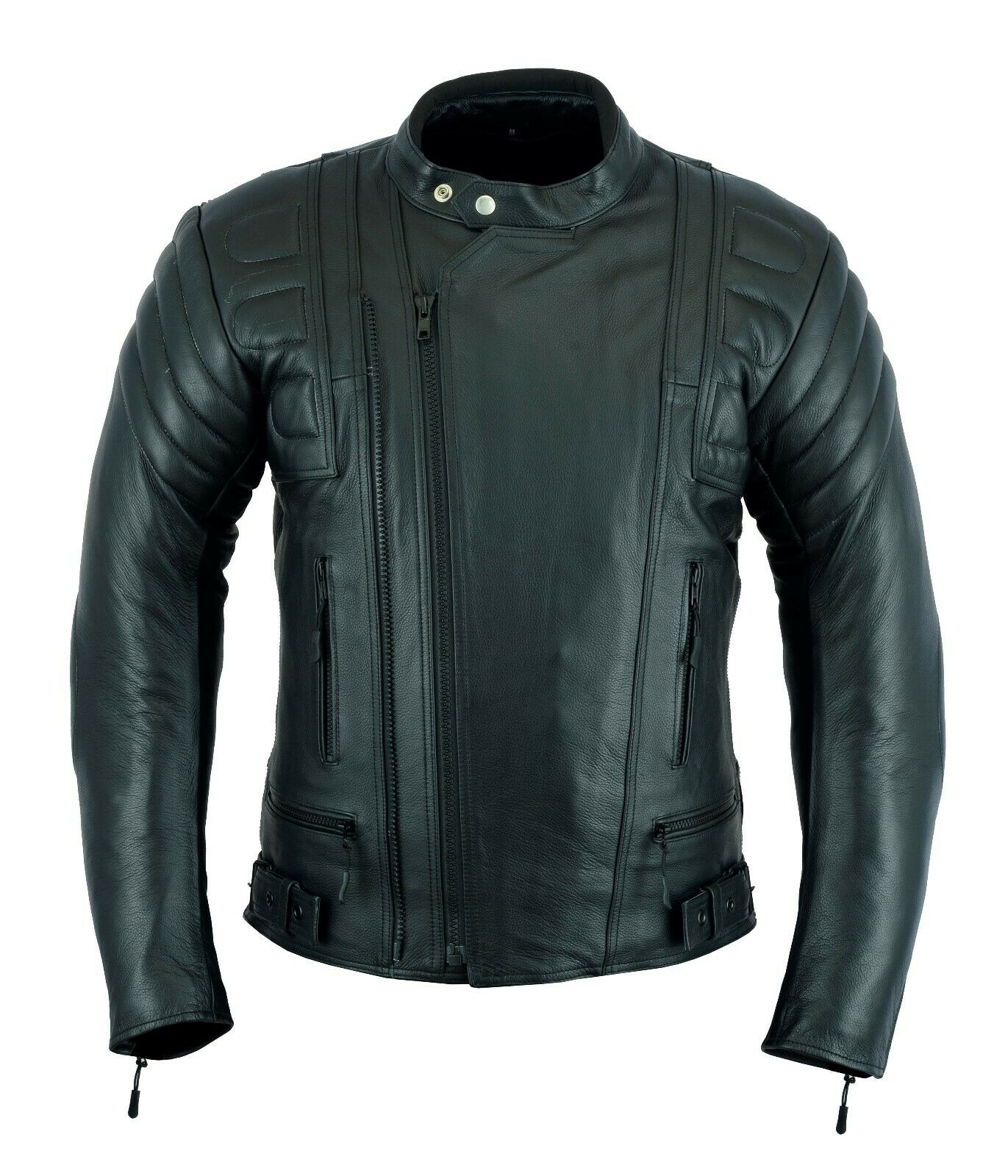 Mens Leather Motorcycle Jacket