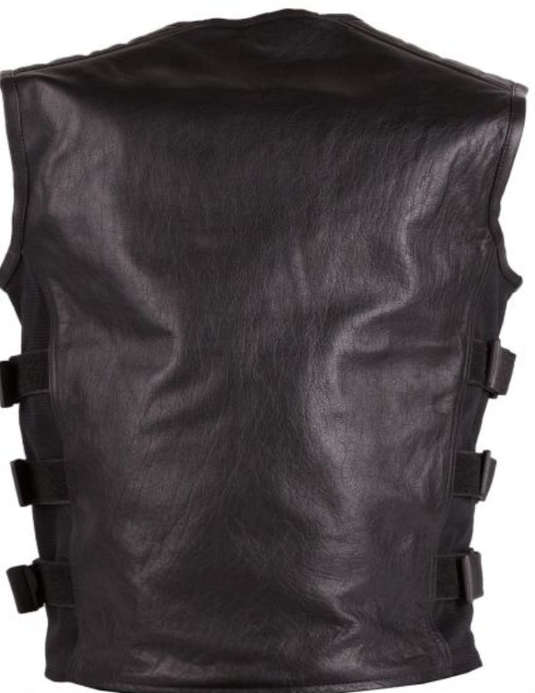 SWAT Style Leather Vest