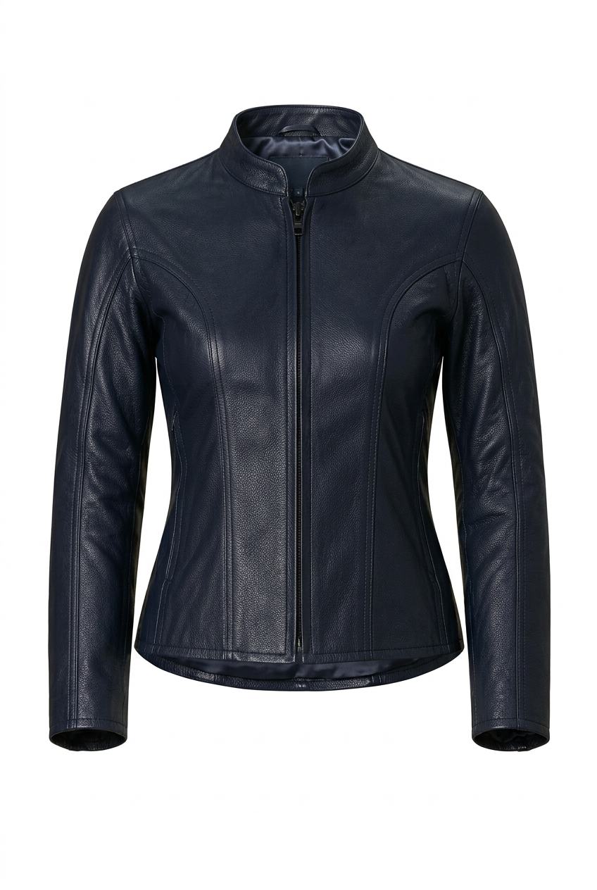 Womens Leather Motorcycle Jacket