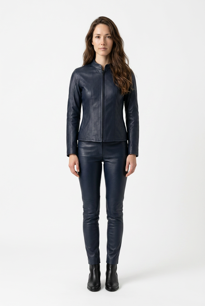Womens Leather Motorcycle Jacket