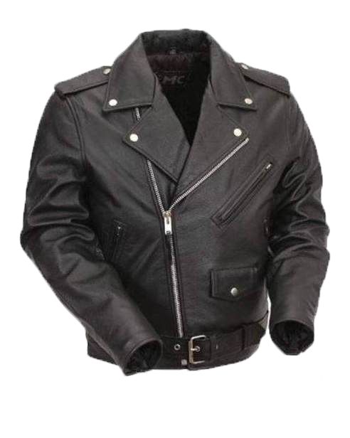 Mens Brando Leather Jacket – BRUTE BIKER GEAR