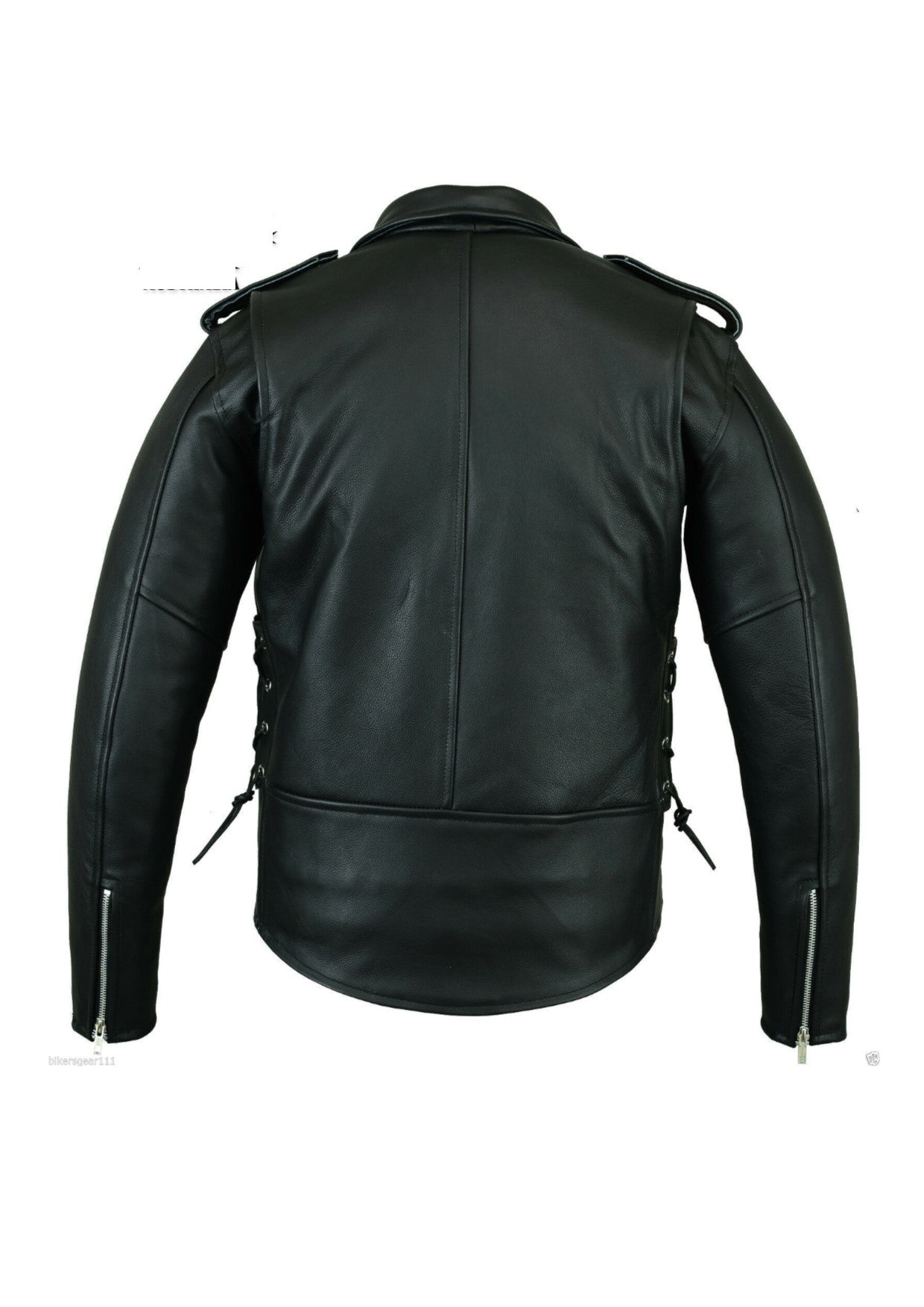 Mens Leather Motorcycle Jacket