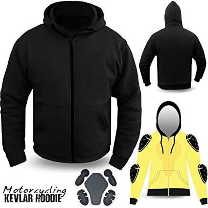 Motorbike kevlar hoodie best sale