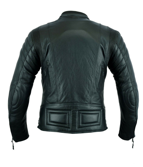 Mens Waterproof Leather Motorcycle Jacket – BRUTE BIKER GEAR