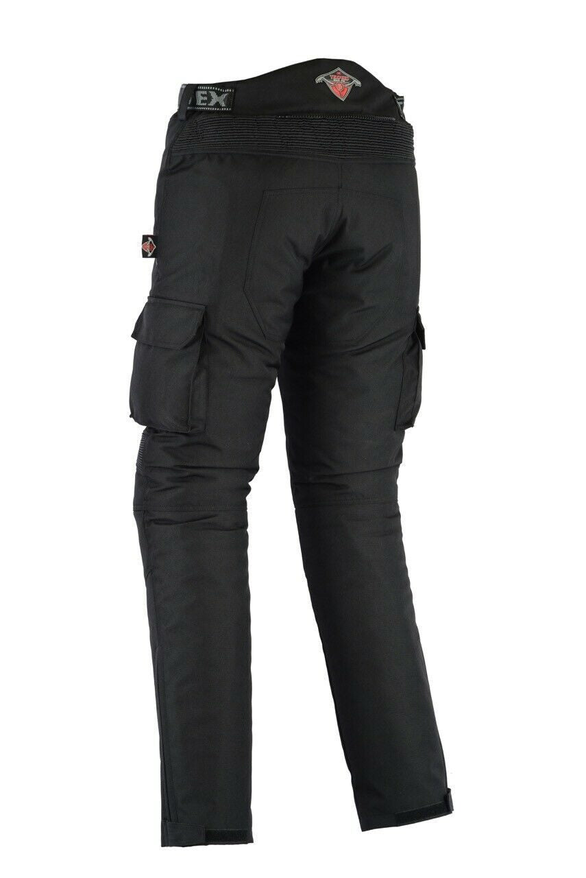 Resurgence Gear 2020 Cargo PEKEV Motorcycle Trousers in Black available at  Veloce Club
