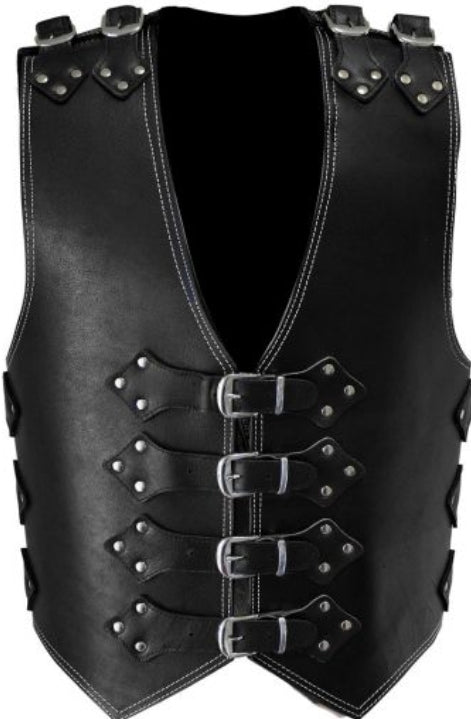 Mens Leather Vest