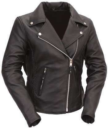 Womens Leather Brando Jacket
