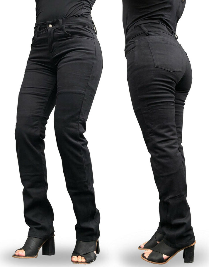 Womans Kevlar Stretch Jeans BRUTE BIKER GEAR
